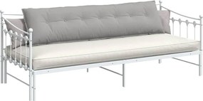 vidaXL Μαξιλάρι Πλάτης Σκίουρος Γκρί 200 x 19 x 50 εκ ύφασμα