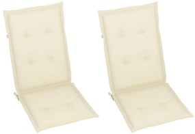 vidaXL Πολυθρόνα Kουνιστή από Μπαμπού με Μαξιλάρι