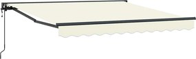vidaXL Σκελετός Τέντας Κρεμ 300 x 250 εκ Πολυεστέρας με Επικάλυψη PU