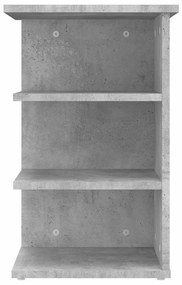 vidaXL Βοηθητικό Ντουλάπι Γκρι Σκυρ. 35 x 35 x 55 εκ. από Επεξ. Ξύλο
