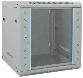vidaXL Ντουλάπα δικτύου με αποθήκευση Γκρι 53 x 60 x 60 εκ Ατσάλι