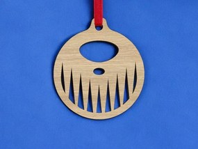 Σετ των 3 Intra απο ξύλο plywood 3mm-4mm πάχος – Μπιχλιμπίδι ξύλινο χριστουγεννιάτικο δέντρο 30x30 cm INTRAVECTRY-MY545299