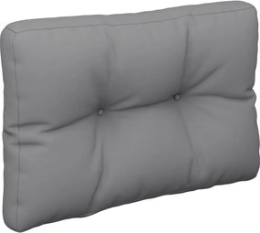 vidaXL Μαξιλάρι Παλέτας Γκρι 60 x 40 x 12 εκ. Υφασμάτινο