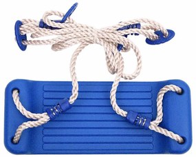 vidaXL Κούνιες με Σχοινιά 2 τεμ. Μπλε 38 x 16 εκ. από Πολυαιθυλένιο