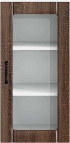 vidaXL Ραφιέρα τοίχου PORTO 2 pcs Καφέ δρυς Επεξεργασμένο Ξύλο
