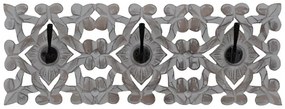 Κρεμάστρα Τοίχου γκρι mdf 16.5 x 45 εκ.
