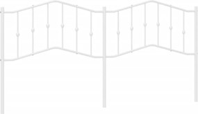 vidaXL Ανταλλακτικό κεφαλάρι Λευκό 200 εκ. Μεταλλικό