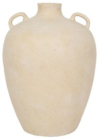 Βάζο Kythnos 031624 40x40x57cm Beige Μαγνήσιο
