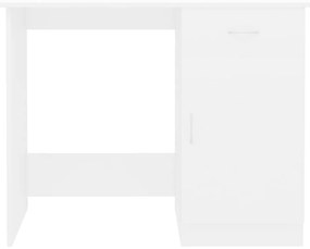 vidaXL Γραφείο Λευκό 100 x 50 x 76 εκ. από Επεξ. Ξύλο