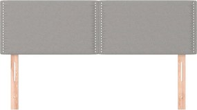 vidaXL Κεφαλάρια Αν. Γκρι 144x5x78/88 εκ. Ύφασμα