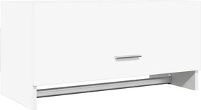 vidaXL Ντουλάπα Λευκή 70 x 32,5 x 35 εκ. από Επεξ. Ξύλο
