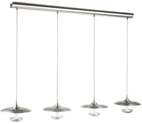 Φωτιστικό Οροφής Led Toronja 95957 White-Silver Eglo Μέταλλο