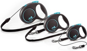 Λουρί Σκύλου Flexi BLACK DESIGN Ασημί XS