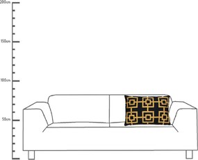 Μαξιλάρι ArteLibre Χρυσό Βαμβακερό 40x60cm