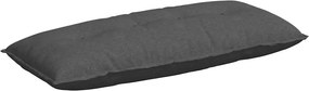 vidaXL Μαξιλάρι Πλάτης Σκούρο Γκρι 120 x 50 x 19 cm