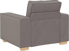 vidaXL Πολυθρόνα-Καναπέ-Μπεζ 100x78x84 εκ. Ύφασμα