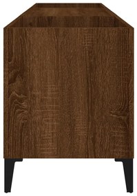 vidaXL Δισκοθήκη Καφέ Δρυς 121 x 38 x 48 εκ. από Επεξεργασμένο Ξύλο