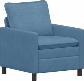 vidaXL Καναπές Μπλε 76 x 81 x 87,5 εκ Ύφασμα
