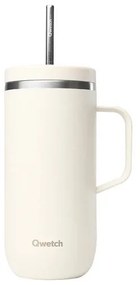 Qwetch Ποτήρι Θερμός Matt Sand Mε Xερούλι - 600ml