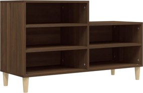 vidaXL Παπουτσοθήκη Καφέ Δρυς 102x36x60 εκ. από Επεξεργασμένο Ξύλο