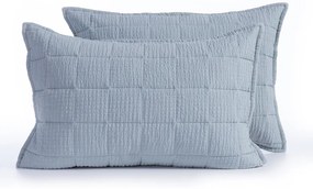 Σετ Μαξιλαροθήκες Olympia Silver/Blue 2x(52x72) - Nef-Nef Homeware