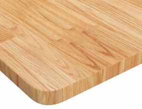 vidaXL Πάγκος Μπάνιου Ανοιχτό Καφέ 100x50x2,5 εκ. Επεξ. Μασίφ Ξύλο