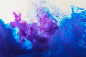 Μελάνι εικόνας σε μπλε-μοβ τόνους