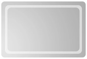 vidaXL Καθρέφτης Μπάνιου με LED 60x90 εκ.