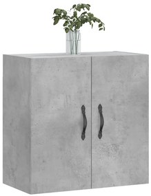 vidaXL Ντουλάπι Τοίχου Γκρι Σκυροδέματος 60x31x60 εκ. Επεξεργ. Ξύλο