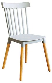 Καρέκλα America 03-0771 43x44x84cm White Ξύλο