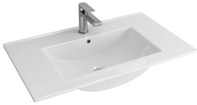 Νιπτήρας Ένθετος Επίπλου LT 7506-80 81x47x18cm White Karag Πορσελάνη