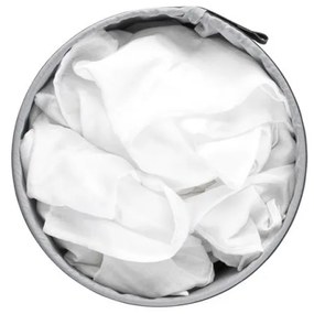 Brabantia 1004178 Καλάθι πλυντηρίου, 35 L, πλαστικό καπάκι, πλήρωση χωρίς άνοιγμα, οπές εξαερισμού, λευκό