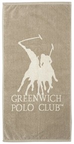 Πετσέτα Γυμναστηρίου 3930 Taupe-Ecru Greenwich Polo Club Γυμναστηρίου 45x90cm 100% Βαμβάκι