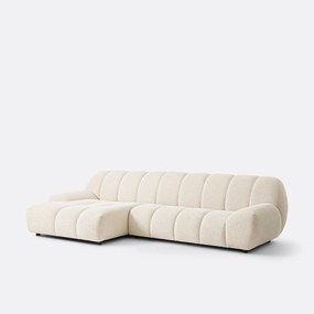 Γωνιακός καναπές αριστερός, ύφασμα jaguar, Nuria