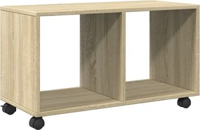 vidaXL Ντουλάπι Τροχήλατο Sonoma Δρυς 72x33x42,5 εκ. Επεξ. Ξύλο