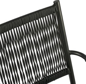 Πολυθρόνα Zucca Μαύρο 58 x 63 x 90