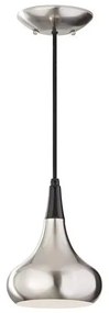 Κρεμαστό Φωτιστικό Οροφής 1xE27  Φ18cm  Beso Elstead Lighting FE-BESO-P-S-BS Ασημί
