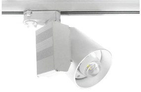 Σποτ Ράγας LED 42W Τριφασικό 6500K Φ10,6cm Miranda-G Interlight-19461-Αλουμίνιο 19461