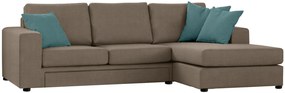Γωνιακός καναπές Lina plus-Gkri Anoixto-265 x 150 εκ.-Αριστερή