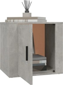 vidaXL Κομοδίνα Γκρι Σκυροδέματος 50x39x47 εκ.