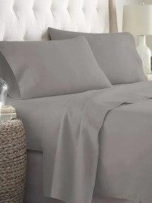 Σεντόνια Υπέρδιπλα 235x270 Σετ 4 τεμ. Sunshine Home Cotton Feelings 24 - Grey