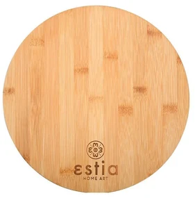 Επιφάνεια Κοπής Στρογγυλή Essentials 01-13769 Φ28cm Natural Estia Bamboo
