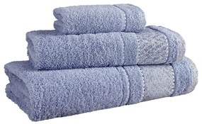 Πετσέτες Bristol (Σετ 3τμχ) Blue Nima Towels Set 70x140cm 100% Βαμβάκι