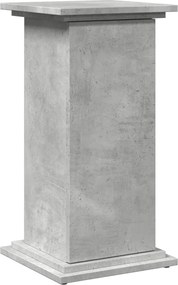 vidaXL Βάση Οθόνης με Αποθ. Γκρι Σκυρ. 31x30x60 εκ. Επεξεργ. Ξύλο