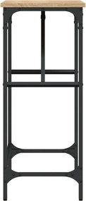 vidaXL Τραπέζι Κονσόλα Sonoma Δρυς 75x32x75 εκ. Επεξεργασμένο Ξύλο