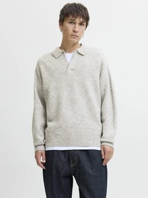 Πουλόβερ με ανοιχτή λαιμόκοψη πόλο