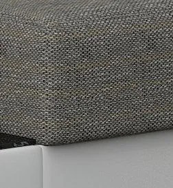 Γωνιακός καναπές Nero-Δεξιά-Λευκό - Γκρι - 245.00Χ160.00Χ90.00cm