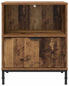 vidaXL Κομοδίνα 2 pcs Παλαιό ξύλο 49 x 36 x 61 εκ Επεξεργασμένο ξύλο