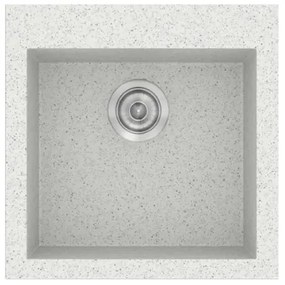 Sanitec Classic 339 Granite White Ένθετος Νεροχύτης 50cm