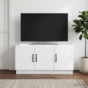 vidaXL Ντουλάπι TV Λευκό 99 x 34,5 x 47 εκ Επεξεργασμένο Ξύλο